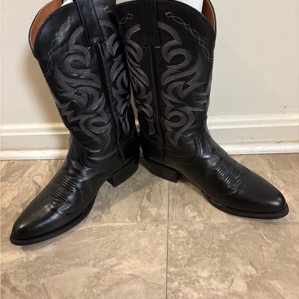 Dan Post Milwaukee 10D Men's Black Western Cowboy Boots